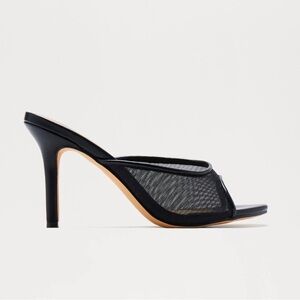 Chic Black Mules - Like New, Size 10